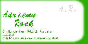 adrienn rock business card